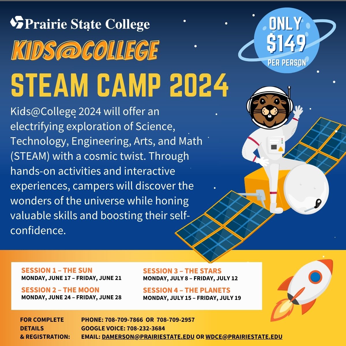 Kids@College Camp Flyer