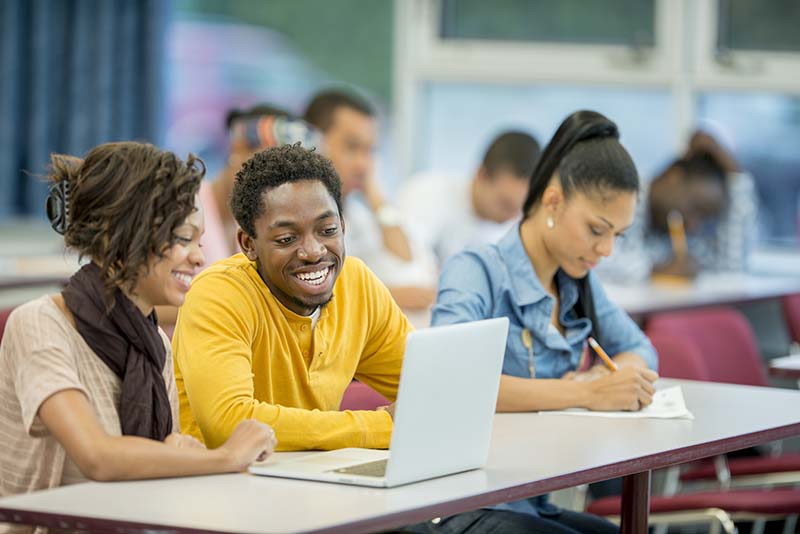 Students in classroom
